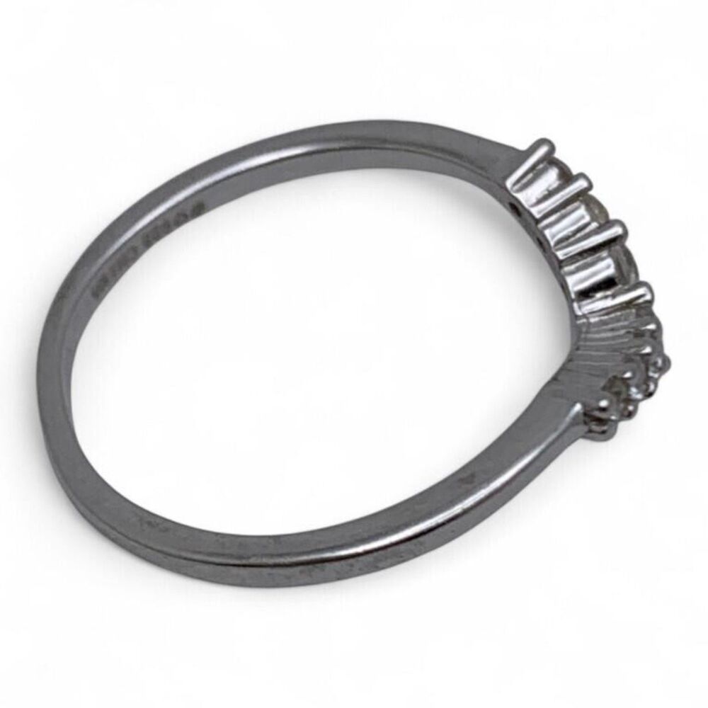 Sterling Silver Stacking Ring Or Anniversary Ring… - image 4